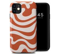 Selencia Selencia Coque arrière Vivid iPhone 11 Dream Swirl Orange Multicolore