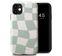 Selencia Selencia Coque arrière Vivid iPhone 11 Groovy Sage Green Multicolore