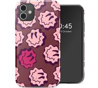 Selencia Selencia Coque arrière Vivid iPhone 11 Wavy Smiley Pink Multicolore