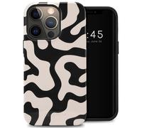 Selencia Coque arrière Vivid pour iPhone 13 Pro - Art Wave Black