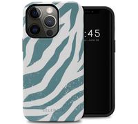 Selencia Selencia Coque arrière Vivid Tough iPhone 13 Pro Colorful Zebra Pine Blue Multicolore