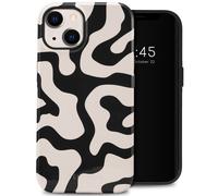 Selencia Vivid Backcover pour iPhone 14 - Art Wave Black