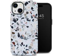 Selencia Selencia Coque arrière Vivid iPhone 14 Chic Terazzo Multicolore