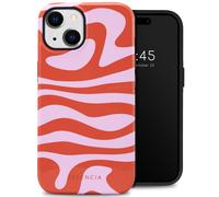 Selencia Coque arrière Vivid pour iPhone 14 - Dream Swirl Pink