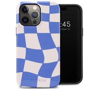 Selencia Selencia Coque arrière Vivid Tough iPhone 14 Pro Max Groovy Sapphire Blue Multicolore