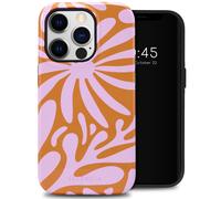 Selencia Selencia Coque arrière Vivid iPhone 14 Pro Modern Bloom Pink Multicolore