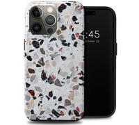 Selencia Selencia Coque arrière Vivid iPhone 15 Pro Max Chic Terazzo Multicolore