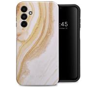 Selencia Coque arrière Vivid pour Samsung Galaxy A15 (5G/4G) - Chic Marble Gold
