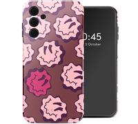 Coque arrière Vivid pour Samsung Galaxy A15 (5G) - Wavy Smiley Pink