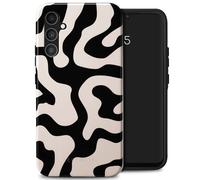 Selencia Coque arrière Vivid pour Samsung Galaxy A34 (5G) - Art Wave Black