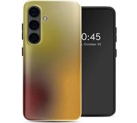 Selencia Coque arrière Vivid pour Samsung Galaxy S24 - Gradient Olive Dust