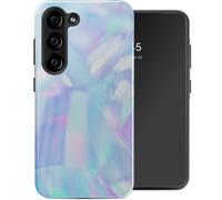 Selencia Selencia Coque arrière Vivid Samsung Galaxy S23 Holographic Blue Dream Multicolore