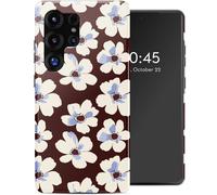 Selencia Selencia Coque arrière Vivid Samsung Galaxy S25 Ultra Choco Flower Pop Multicolore