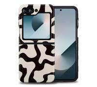 Selencia Selencia Coque arrière Vivid Samsung Galaxy Z Flip 6 / Flip 7 FE Art Wave Black Multicolore