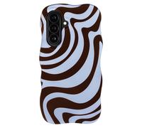 Selencia Selencia Coque arrière Vivid Wavy avec MagSafe pour Samsung Galaxy A37 (5G) Dream Swirl Chocolate Multicolore