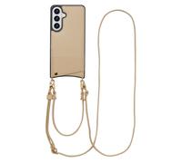 Selencia Selencia Coque de télephone Nova avec cordon et porte-cartes Samsung Galaxy S26 Plus Beige Beige