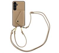 Coque pour Samsung Galaxy S24 Similicuir Taupe