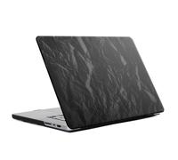 Selencia Coque en velours pour Apple MacBook Air 15 pouces (2023 / 2024 M3 chip / 2025 M4 chip) - A2941 / A3114 / A3241 - Noir