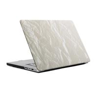 Selencia Selencia Coque en velours MacBook Pro 16 pouces (2021 / 2023 M3 / 2024 M4 / 2026 M5) Beige Beige