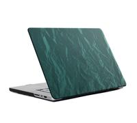 Selencia Selencia Coque en velours pour MacBook Pro 16 pouces (2021) / Pro 16 pouces (2023) M3 chip Vert foncé Vert foncé
