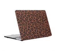 Selencia Coque Laptop Sabi imprimé panthère pour Apple MacBook Pro 13 pouces (2020 / 2022) - Mocha Brown