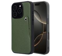 Selencia Selencia Coque Riva avec porte-cartes iPhone 16 Pro Sage Green Vert