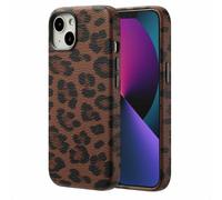 Selencia Selencia Coque Sabi imprimé panthère avec MagSafe iPhone 13 Mocha Brown Marron