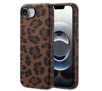 Selencia Selencia Coque Sabi imprimé panthère avec MagSafe iPhone 17e / 16e Mocha Brown Marron