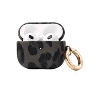 Selencia Coque Sabi motif panthère pour Apple Airpods 3 - Midnight Black