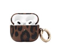 Selencia Selencia Coque Sabi motif panthère pour Airpods 3 Mocha Brown Marron