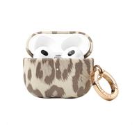 Selencia Selencia Coque Sabi motif panthère pour Airpods 3 Soft Ivory Beige