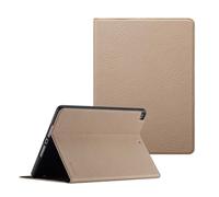 Selencia Coque tablette Riva pour Apple iPad 9 (2021) 10.2 pouces / iPad 8 (2020) 10.2 pouces / iPad 7 (2019) 10.2 pouces - Beige