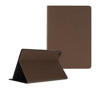 Selencia Selencia Coque tablette Riva pour Samsung Galaxy Tab A11 Plus Mocha Brown Multicolore