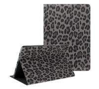 Selencia Selencia Coque tablette Sabi avec imprimé léopard pour Samsung Galaxy Tab A11 Plus Midnight Black Multicolore