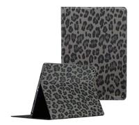 Selencia Selencia Coque tablette Sabi avec imprimé léopard Samsung Galaxy Tab A9 Plus Midnight Black Noir