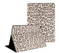 Selencia Selencia Coque tablette Sabi avec imprimé léopard pour Samsung Galaxy Tab S11 Soft Ivory Multicolore