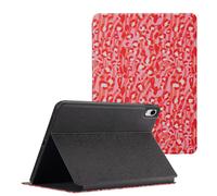 Selencia Coque tablette Vivid pour Apple iPad 9 (2021) 10.2 pouces / iPad 8 (2020) 10.2 pouces / iPad 7 (2019) 10.2 pouces - Wild Spots Lipstick