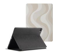 Selencia Selencia Coque tablette Vivid Samsung Galaxy Tab A9 Plus Desert Waves Beige Multicolore
