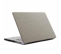 Selencia Selencia Coque tissée pour MacBook Pro 16 pouces (2021) / Pro 16 pouces (2023) M3 chip Taupe Gris