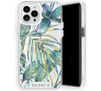 Selencia Selencia Coque très protectrice Zarya Fashion iPhone 13 Pro Max Green Jungle Leaves Vert