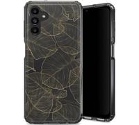 Selencia Selencia Coque très protectrice Zarya Fashion Samsung Galaxy A13 (4G) Gold Botanic Dorée