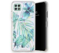 Selencia Selencia Coque très protectrice Zarya Fashion Samsung Galaxy A22 (5G) Jungle Leaves Multicolore