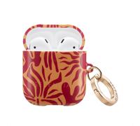 Selencia Selencia Coque Vivid AirPods 1 / 2 Tropical Vibes Apricot Multicolore