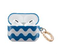 Selencia Coque Vivid pour Apple AirPods Pro - Wave Vibes Classic Blue