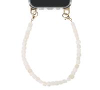 Selencia Selencia Cordon de poignet avec pierres naturelles Pearl White Blanc