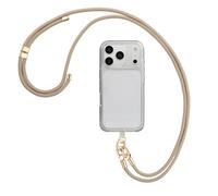Selencia Selencia Cordon universel pour téléphone avec 2 crochets réglable Beige Beige