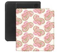 Selencia Selencia Étui de liseuse portefeuille Vivid pour Kobo Libra Colour / Libra 2 Paisley Blush Multicolore
