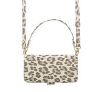 Selencia Selencia Étui de télephone portefeuille imprimé léopard Sabi pour iPhone 16 Soft Ivory Beige