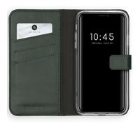 Coque iPhone Xs / X Etui de téléphone portefeuille en cuir véritable Cuir véritable Vert