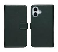 Selencia Selencia Étui portefeuille en cuir véritable pour iPhone 17 Vert Vert
